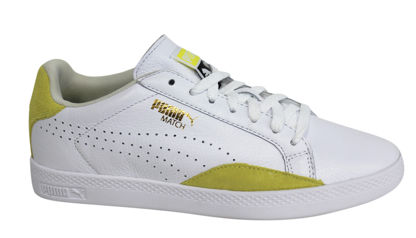 Puma Match Lo Basic Sport Con Lacci Bianche da Donna Scarpe ginnastica pelle Puma Match Lo Basic Sport Con Lacci Bianche da Donna Scarpe ginnastica pelle