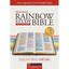KJV Rainbow Study Bible, Cocoa/Terra Cotta/Ochre Leathe - Imitation Leather NEW