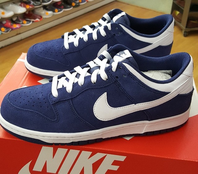 NIKE DUNK LOW 904234 400 BINARY BLUE/WHITE MEN US SZ 8 NIKE DUNK LOW 904234 400 BINARY BLUE/WHITE MEN US SZ 8