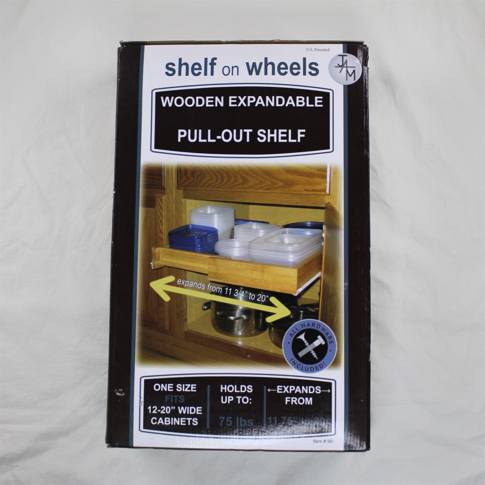 Expandable Pull Out Cabinet Shelf Wood Organizers Closet Picture 1 Of 8
