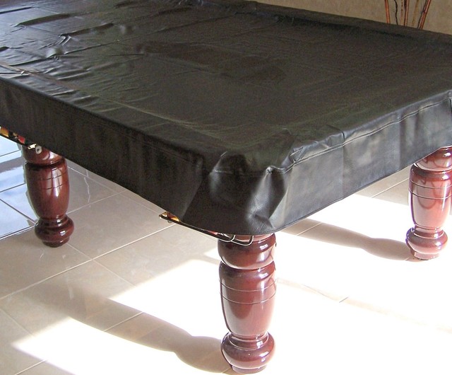Quality 7ft Foot Pool Snooker Billiard Table Cover Black Fitted Quality 7ft Foot Pool Snooker Billiard Table Cover Black Fitted Heavy Duty Vinyl