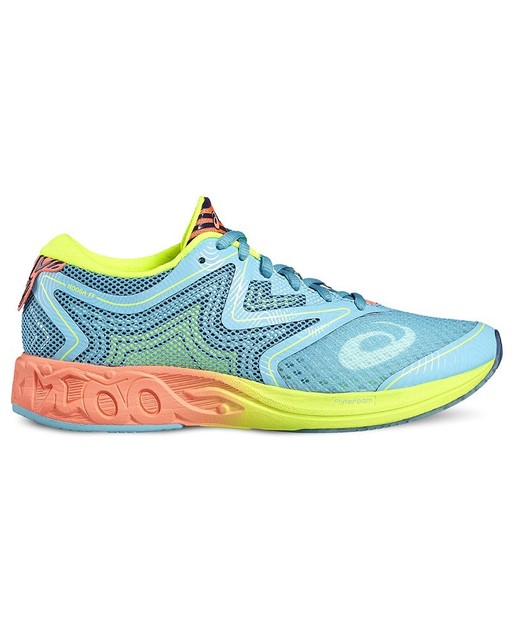 Asics Noosa FF Scarpe Donna Aquarium/Flash Coral/Safety Yellow Asics Noosa FF Scarpe Donna Aquarium/Flash Coral/Safety Yellow