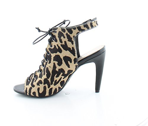 Bar III Womens ADALIA Fur Peep Toe Casual Ankle Strap Sandals Leopard Size 6.0 Bar III Womens ADALIA Fur Peep Toe Casual Ankle Strap Sandals Leopard Size 6.0
