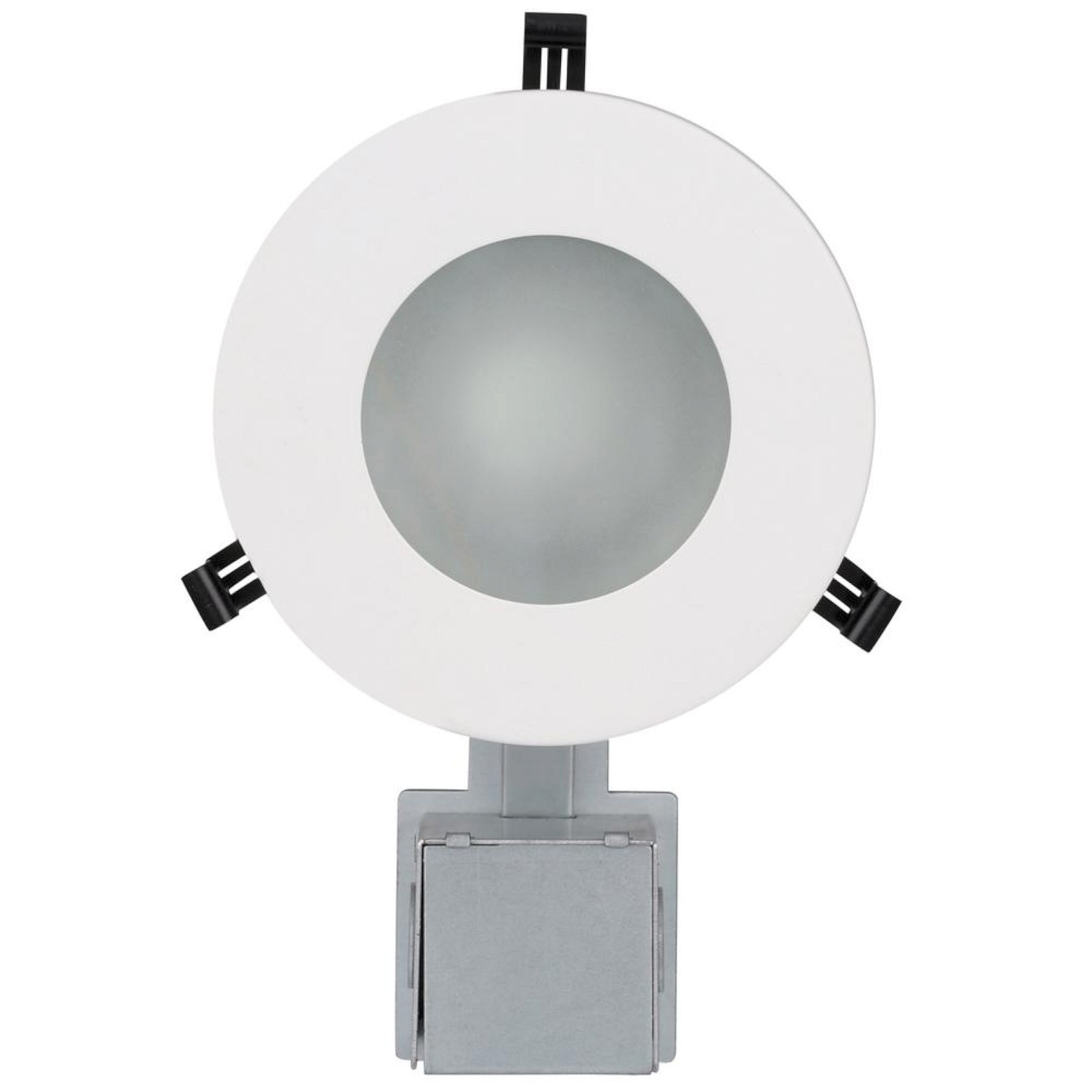 Lithonia Lighting 4 In Matte White Gu10 Glass Recessed Shower Kit Brand New T