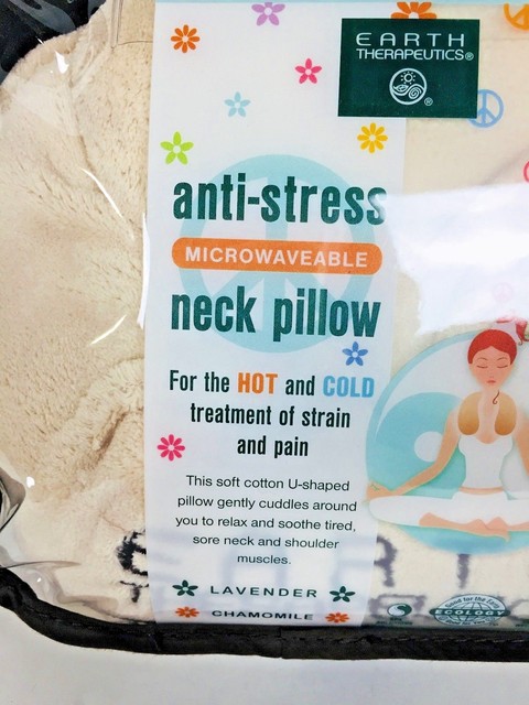 Earth Theutics Anti Stress Therapy Microwaveable Neck Pillow Ebay