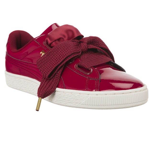 puma basket heart patent scarpe da ginnastica basse donna puma basket heart patent scarpe da ginnastica basse donna