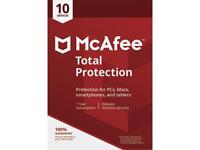 McAfee Total Protection 2018 - 10 Device / 1 Year