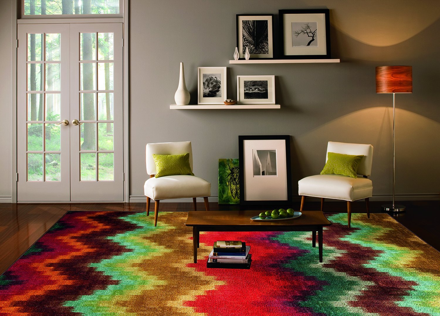 Mohawk Home Strata Painted Zig Zag Multi Printed Area Rug Ebay Brand New Lowest Price