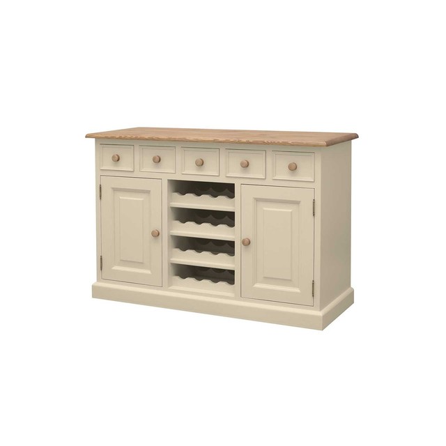 Galway Cream Painted Pine Furniture Sideboard With Wine Rack Ebay Galway Cream Painted Pine Furniture Sideboard With Wine Rack