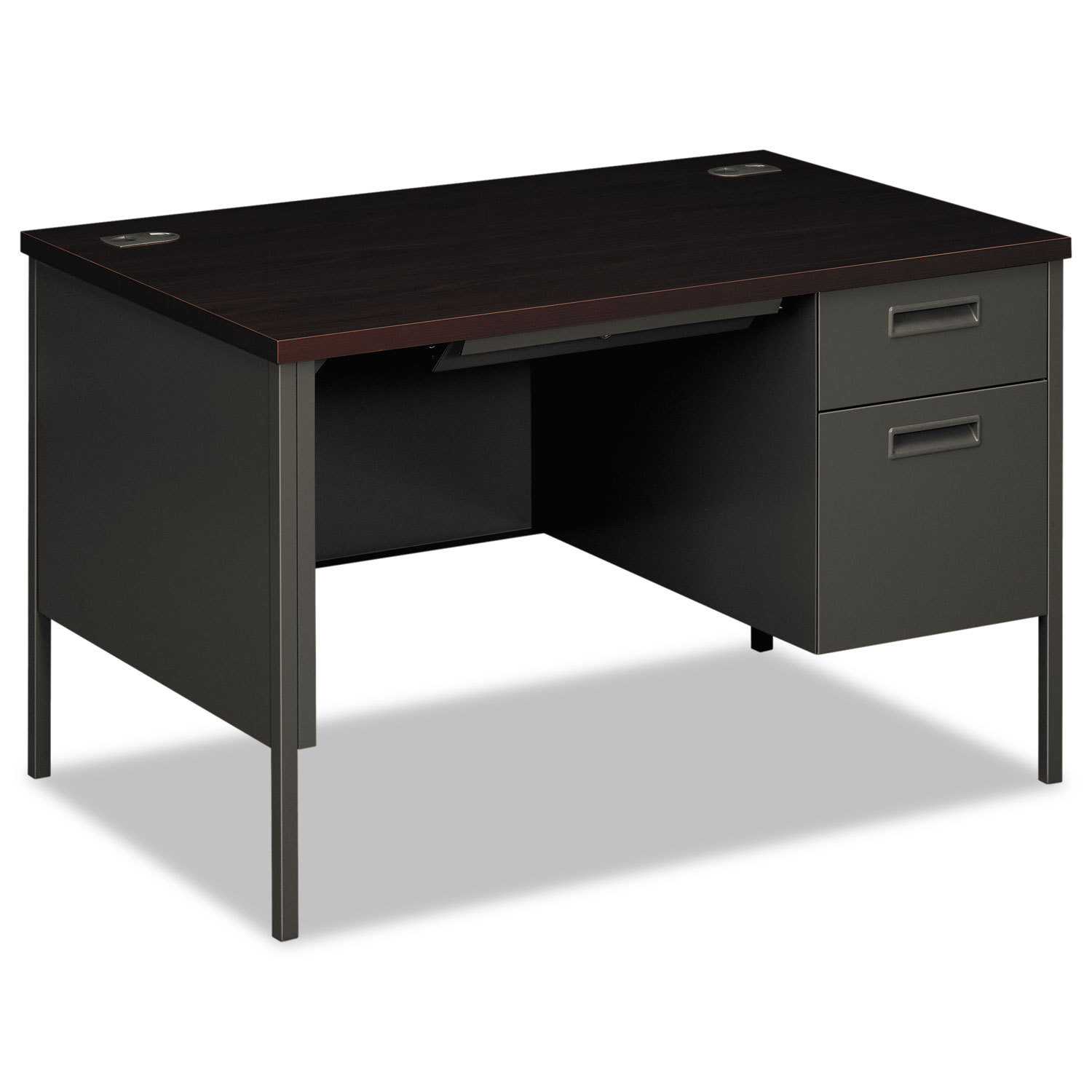 Hon Metro Classic Single Pedestal Computer Desk Honp3251rns Picture 1 Of