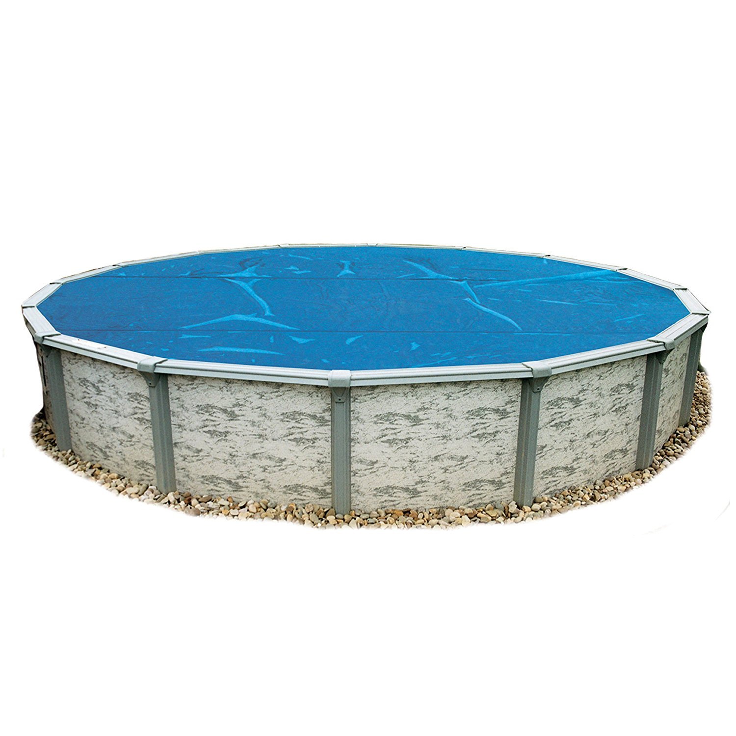 Round 30ft Blue Solar Blanket Thermal Heat Cover 8mil Above Ground Round 30ft Blue Solar Blanket Thermal Heat Cover 8mil Above Ground Swimming Pool
