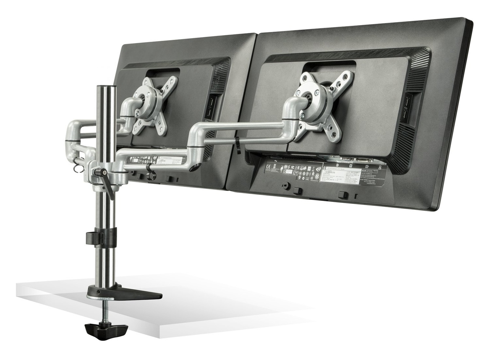 Mount It Mi 732 Dual Monitor Office Desk Stand Bracket With 5
