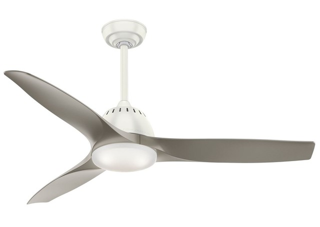 Casablanca 52 Contemporary Ceiling Fan In Fresh White With Led Casablanca 52 Contemporary Ceiling Fan In Fresh White With Led Light And Remote