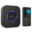 Waterproof Wireless Doorbell Cordless Door Chime and Push Button Kit LED Light