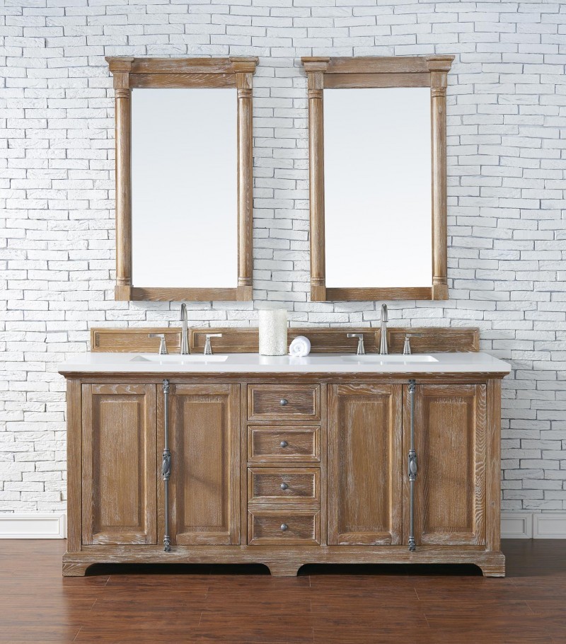 James Martin 72 Providence Double Cabinet Vanity Driftwood Picture 1 Of 3
