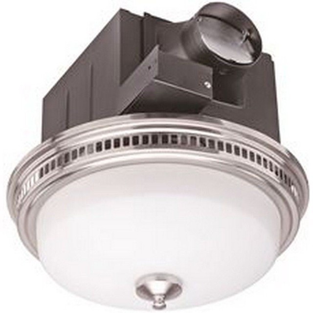 Monument Bpt1424al 110 Cfm Bathroom Exhaust Fan With Light Brushed Bathroom Ceiling Ventilation Fan With Light Air Vent Exhaust Toilet Bath 110 Cfm