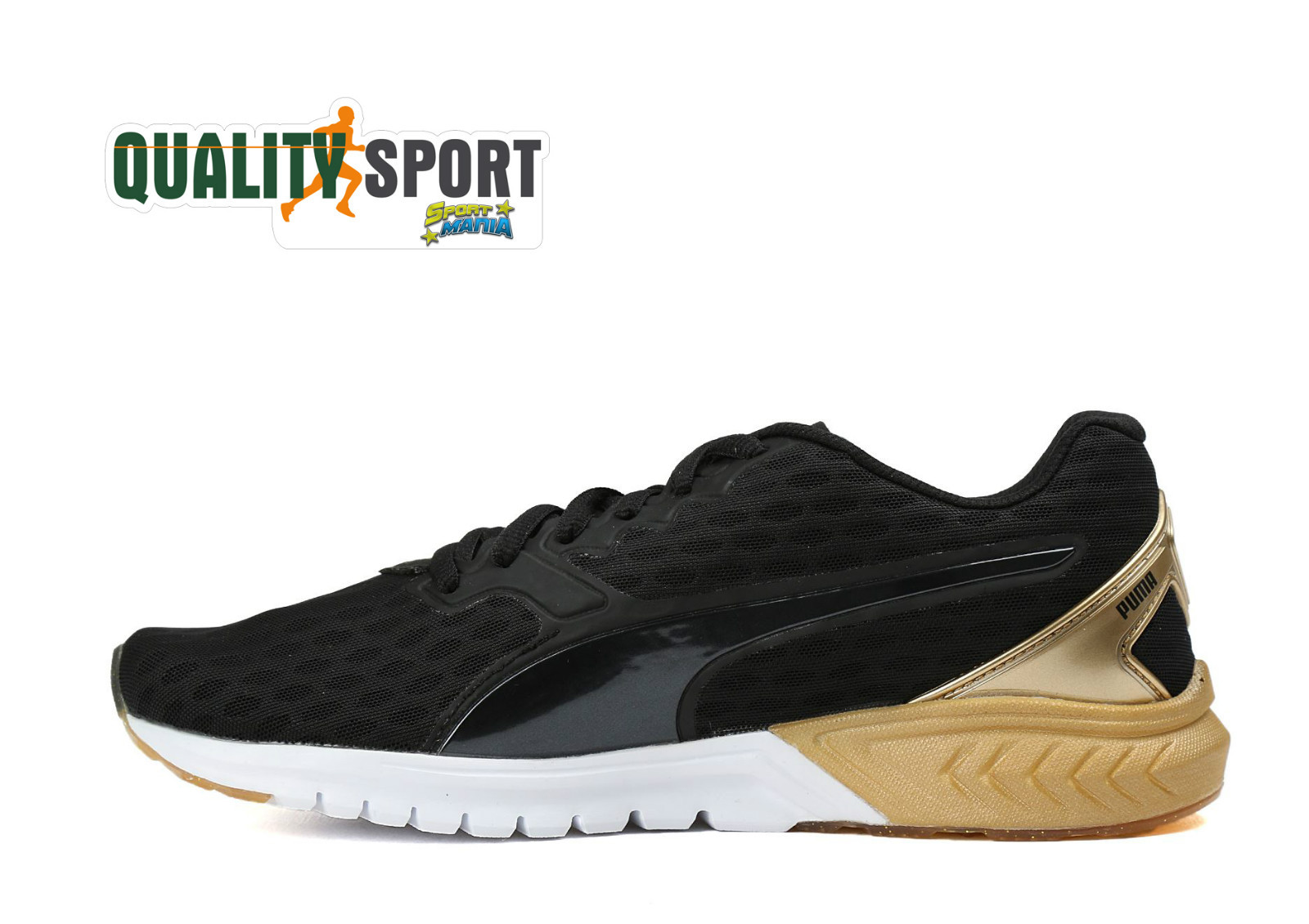 Puma Ignite Dual Gold Nero Donna Scarpe Shoes Sportive Running 189153 02 Puma Ignite Dual Gold Nero Donna Scarpe Shoes Sportive Running 189153 02