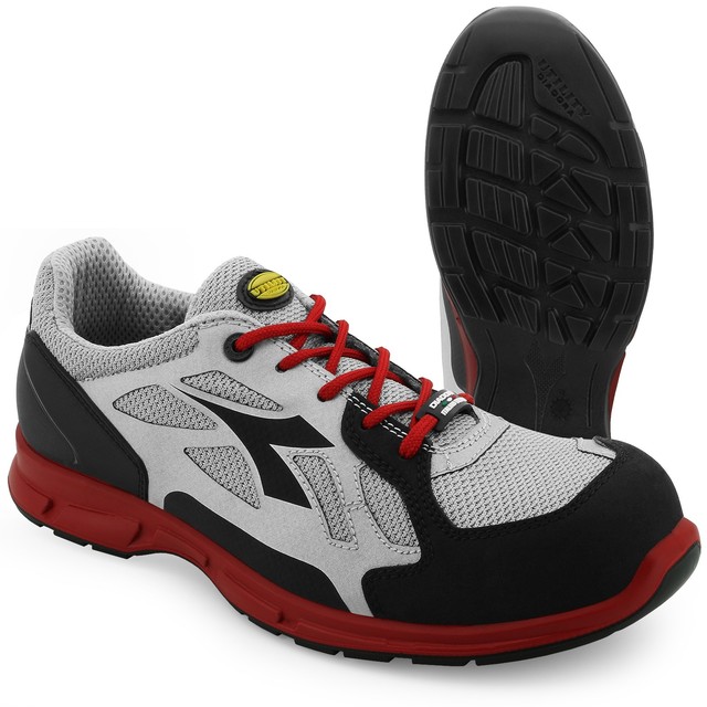 Diadora D Flex Low S1P Scarpe da Lavoro Uomo SRC Grigio T9t Diadora D Flex Low S1P Scarpe da Lavoro Uomo SRC Grigio T9t