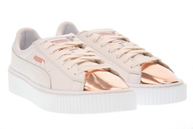 puma basket platform metallic scarpe da ginnastica basse donna puma basket platform metallic scarpe da ginnastica basse donna
