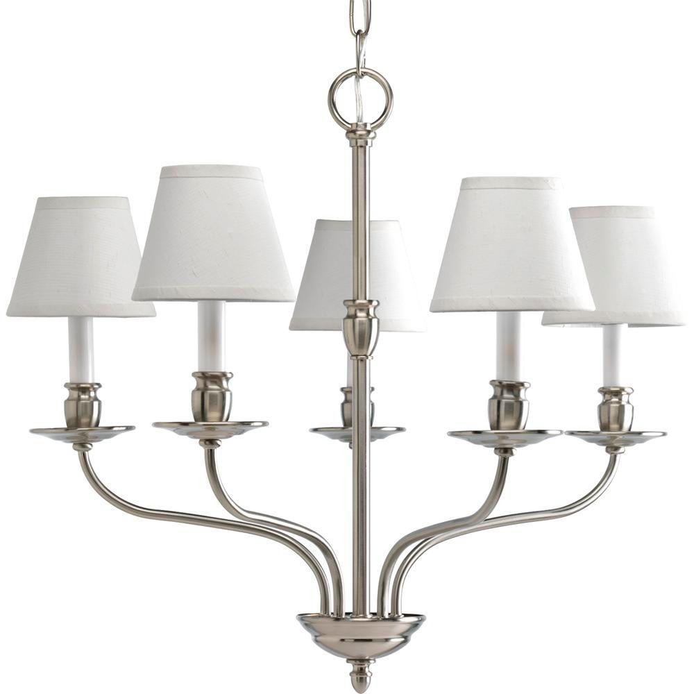 Progress Lighting Richmond Hill Collection Brushed Nickel 5 Light Picture 1 Of