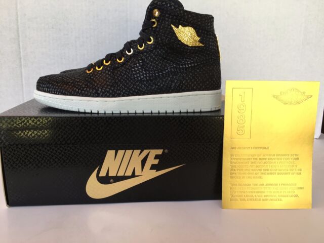 nike air jordan 1 black and gold