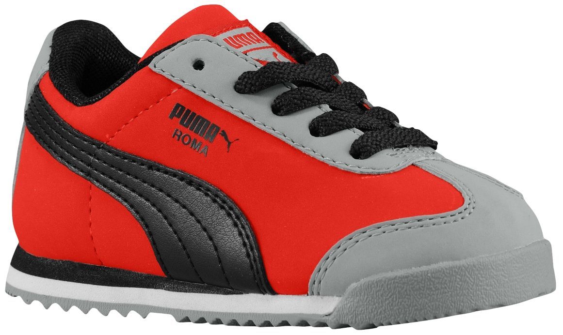PUMA Roma Boys' Toddler High Risk Red/black/limestone Grey 35635011 ... Picture 1 of 5 ...