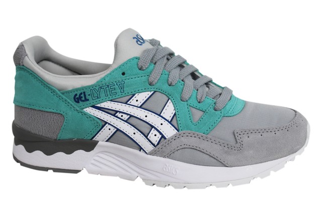 ASICS Gel lyte V con lacci grigio pelle verde da Donna Scarpe Ginnastica h6s5l ASICS Gel lyte V con lacci grigio pelle verde da Donna Scarpe Ginnastica h6s5l
