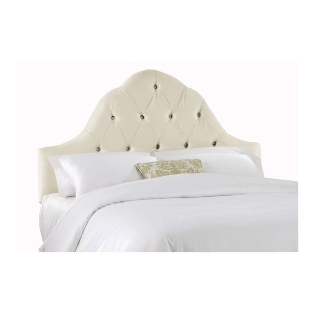 Skyline Furniture King Arch Tufted Headboard Parchment Skyline Furniture King Arch Tufted Headboard Parchment 863kshtngparch