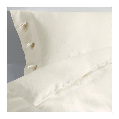 Ikea Linblomma Linen King Duvet Cover Pillowcase Set Off White Nop Ikea Linblomma Linen King Duvet Cover Pillowcase Set Off White Nop Fs Priority Ebay