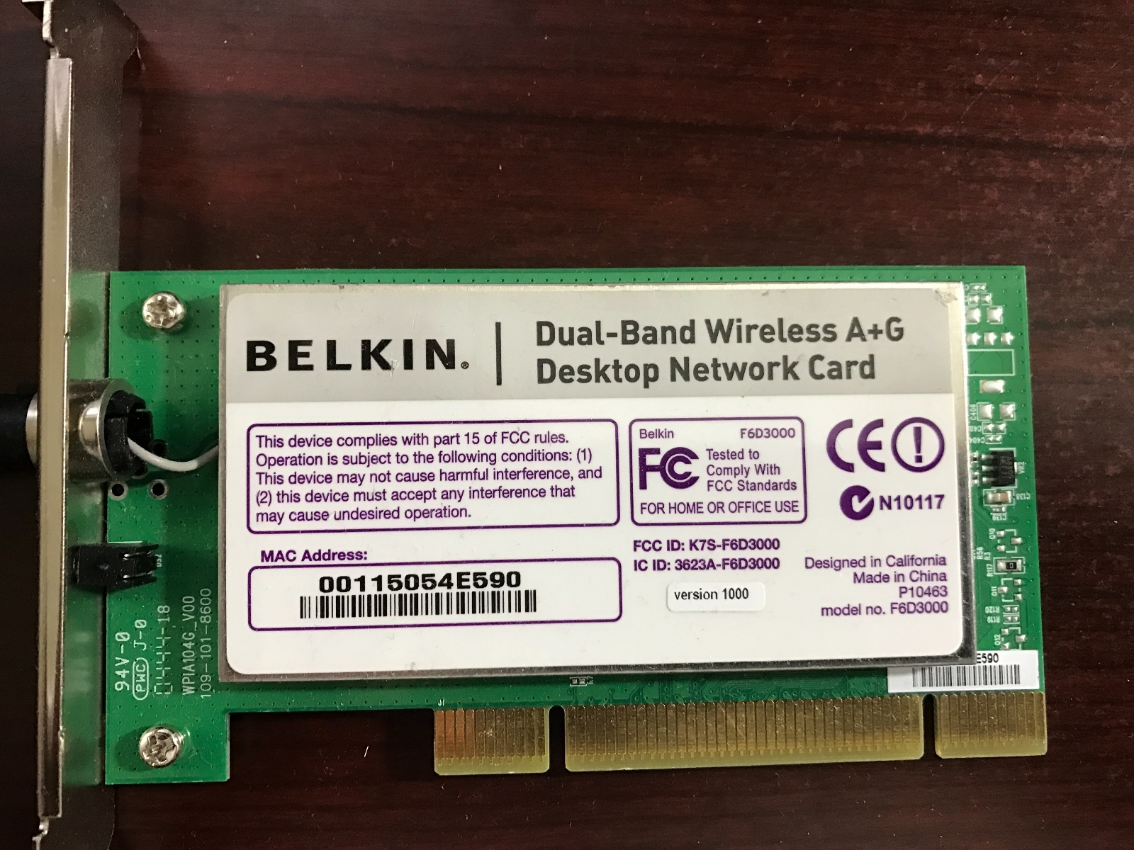 belkin wireless g card driver