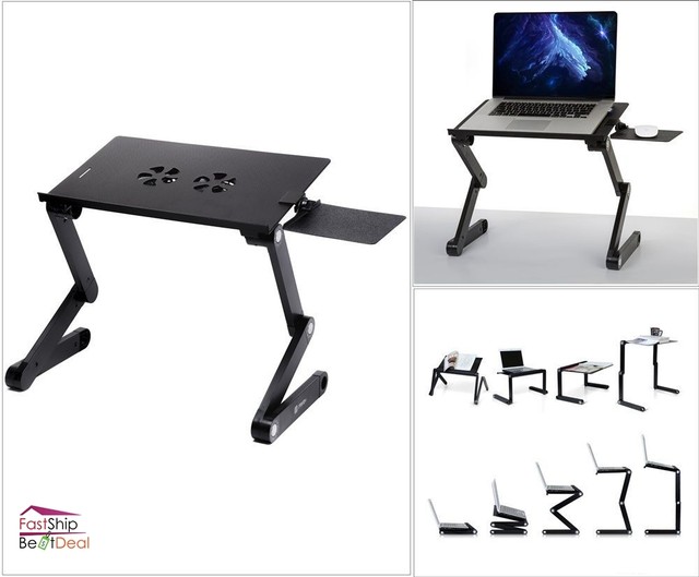 Laptop Stand Holder Book Desk Table Adjule Mouse Pad Cooling Fan Laptop Holder Stand Book Desk Table Adjule Mouse Pad Cooling Fan Computer