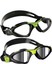 KAYENNE Adult BLACK GREEN Swimming Goggles swim pool 100% UV Aqua Sphere