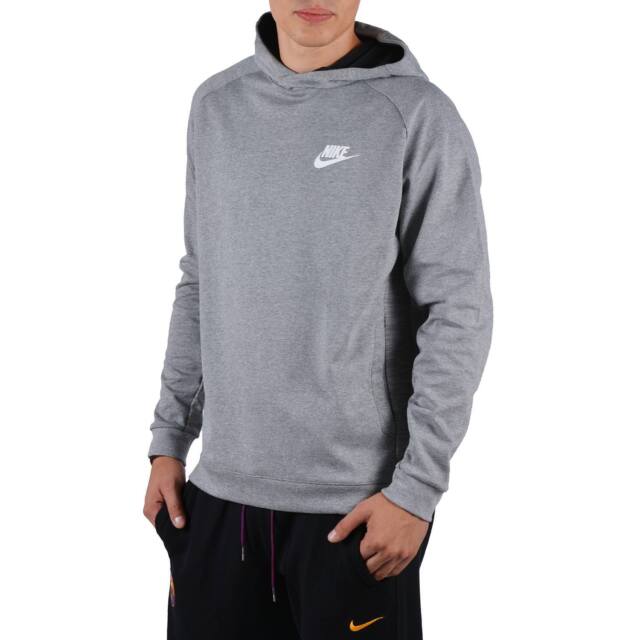 grey and white nike hoodie