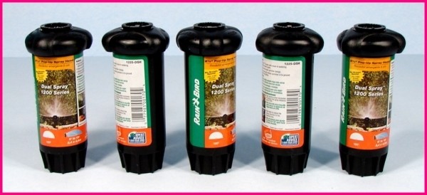 8 Rainbird Sprinkler Heads Half Circle 1225 Dsh 1225dsh Dual Spray 5 Rain Bird 1225 Dsh 2 Dual Spray 1200 Sprinkler Head Half Circle 180