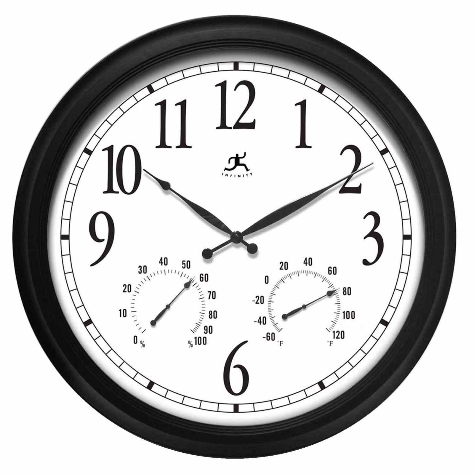 Outdoor Large Atomic Wall Clock Accurate Indoor Thermometer Humidity ... Outdoor Large Atomic Wall Clock Accurate Indoor Thermometer Humidity ...