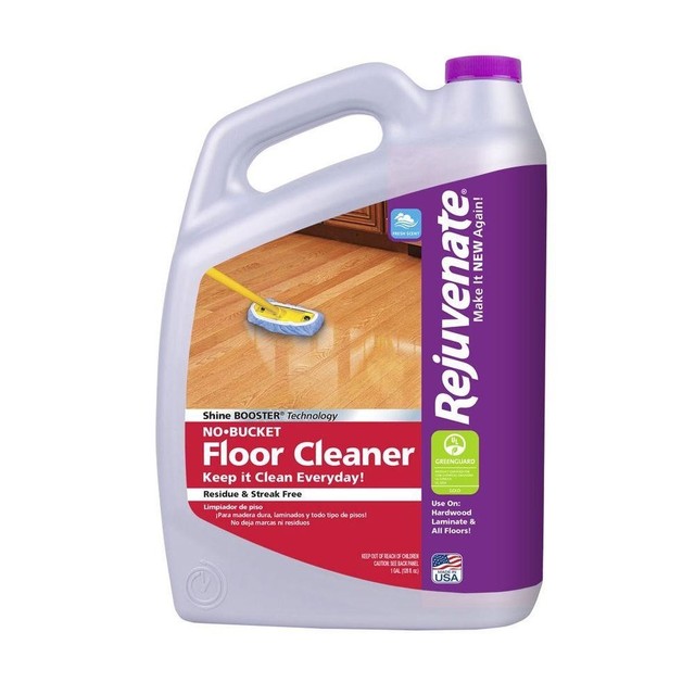 Rejuvenate 1 Gallon No Bucket Rinse Floor Cleaner Hardwood Laminate Rejuvenate Laminate Hardwood Floor Cleaner 128 Oz No Bucket