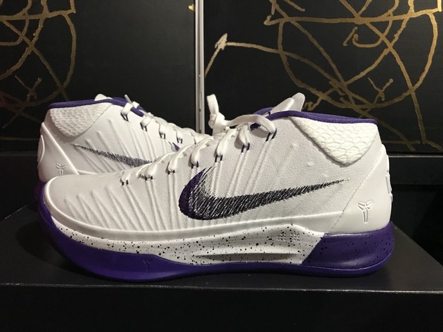 Nike Kobe AD 922482-100 White/Court Purple Lakers Mamba Men's Shoes Men Nike Kobe AD 922482-100 White/Court Purple Lakers Mamba Men's Shoes Men
