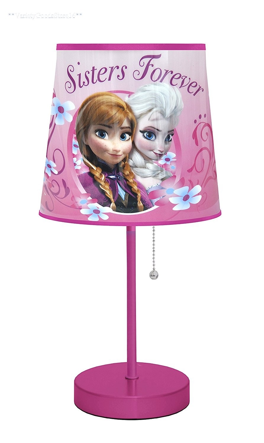 Home Kids Bedroom Disney Frozen Table Lamp Night Light Pink Girls Picture 1 Of