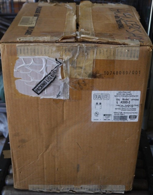 Hubbell Dual Lite Emergency Lighting Unit As80i 3 As801 Prescolite New Hubbell Dual Lite Emergency Lighting Unit As80i 3 As801 Prescolite