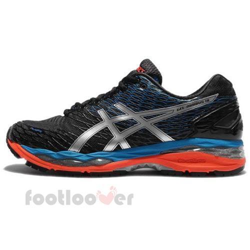 Scarpe Asics Gel Nimbus 18 T600N 9993 Uomo Running Black Onyx Silver Blu Sneaker Scarpe Asics Gel Nimbus 18 T600N 9993 Uomo Running Black Onyx Silver Blu Sneaker
