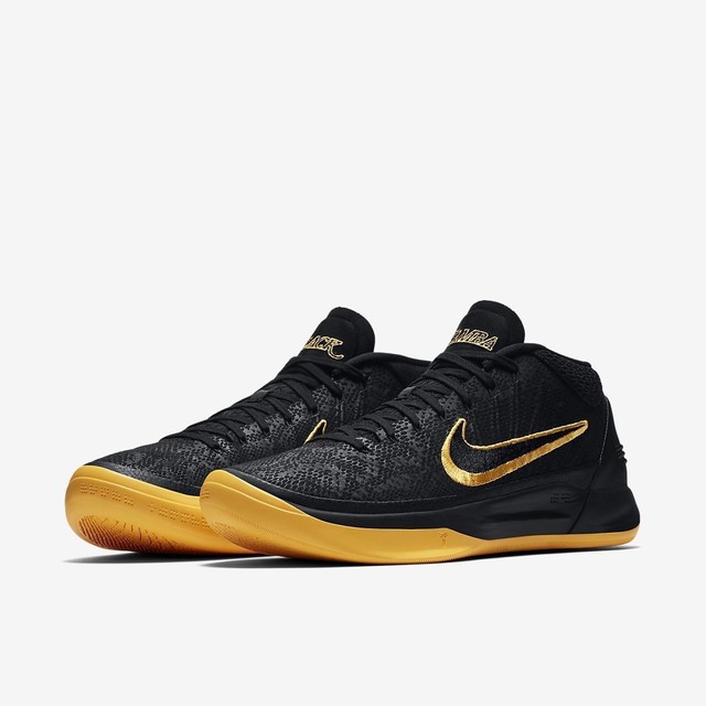 Nike Kobe A.D. Black Mamba Mens AQ5164-001 Black Gold Basketball Shoes Size 8 Nike Kobe A.D. Black Mamba Mens AQ5164-001 Black Gold Basketball Shoes Size 8
