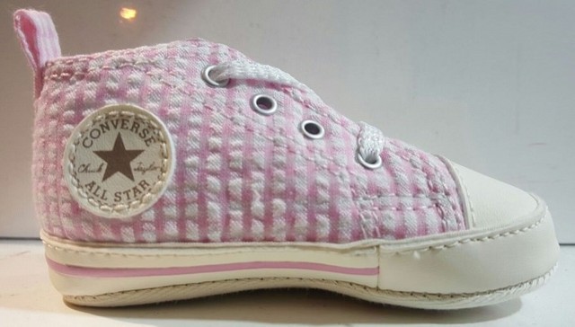 Converse First Star Hi Tg.17 Rosa Bianco Converse First Star Hi Tg.17 Rosa Bianco