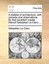 Treatise of Architecture, with Remarks and Observations. by by S bastien Le Cler