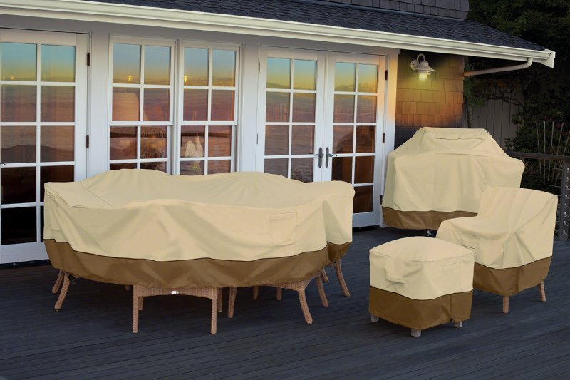 Classic Accessories Veranda Patio Table And Chair Set Cover 70932 5