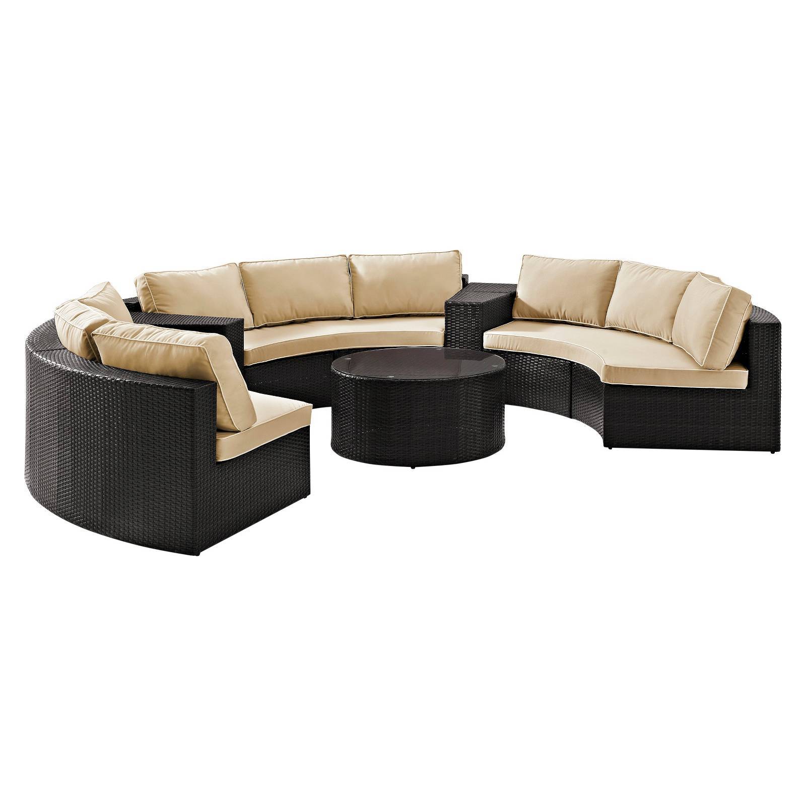 Crosley Furniture Ko70036br Catalina 6 Piece Outdoor Wicker Seating Picture 1 Of 4