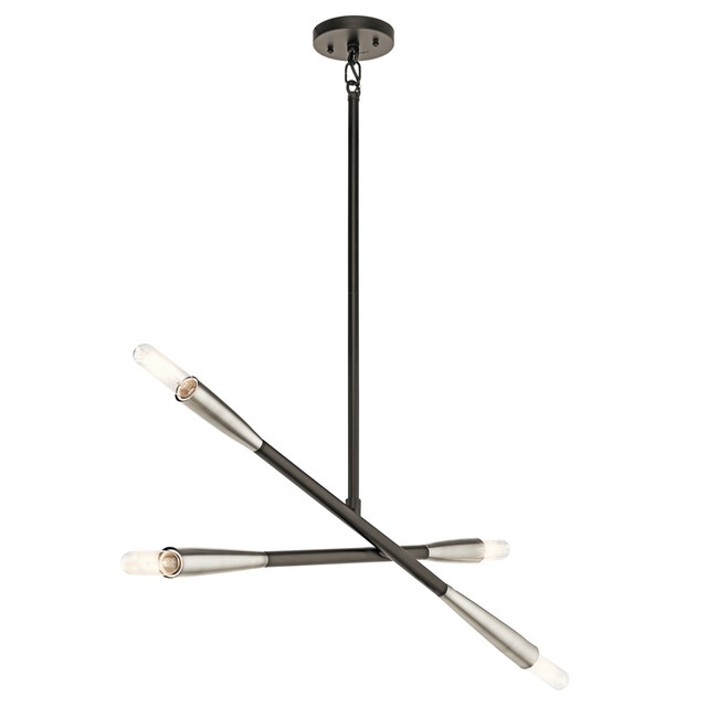 Kichler Branches 4 Light Chandelier Black 43794bk Kichler Lighting 43794bk Branches Chandeliers Black