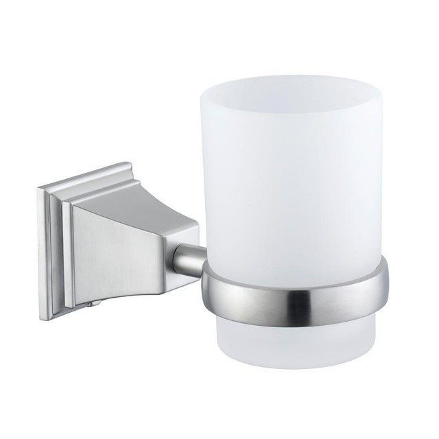 Pegasus Exhibit Bathroom Toothbrush Holder Tumbler Wall Mounted Pegasus Exhibit Wall Mounted Tumbler Holder In Brushed Nickel Toothbrush