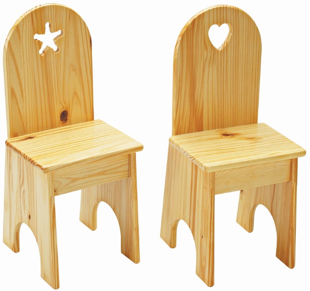 Little Colorado 022spht Solid Back Heart Kids Chair In Soft Pink Little Colorado Solid Back Chair
