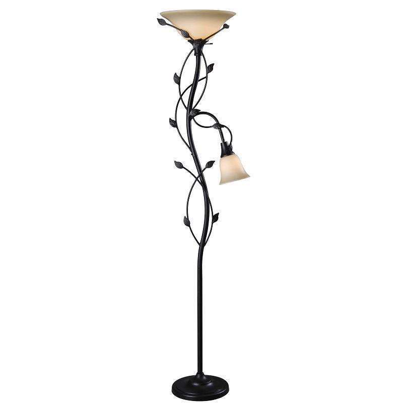 Kenroy Home Ashlen Mother And Son Torchiere In Oil Rubbed Bronze Picture 1 Of