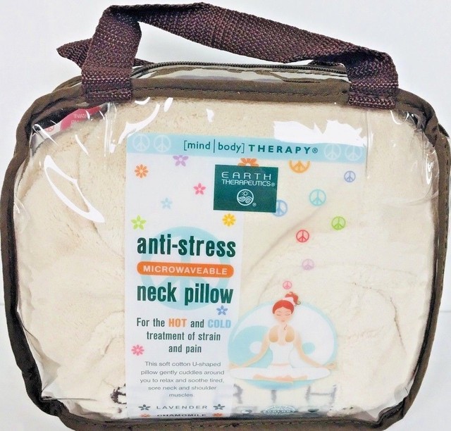 Earth Theutics Anti Stress Therapy Microwaveable Neck Pillow Ebay Earth Theutics Relaxing Microwaveable Neck Pillow Lavender Chamomile New